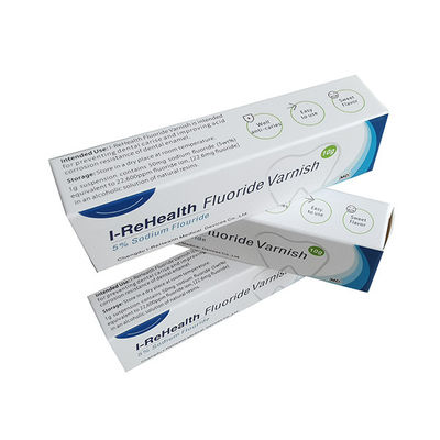 맛좋은 풍미와 소아과 속건성 노랑색 불소 바니쉬