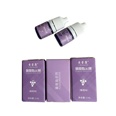 포도맛 투 컬러 치석 지표가 플라크 3mL/Bottle대신에 잠깁니다