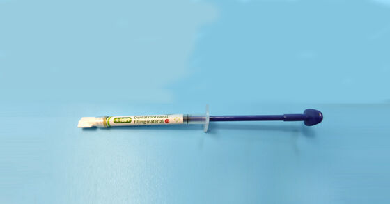 이오도포름과 함께 미리 혼합된 칼슘 하이드록시드 페이스트 - 1개의 주사기에 2g, 초기 및 젊은 영구 치아에 대한 뿌리 통로 채식물질