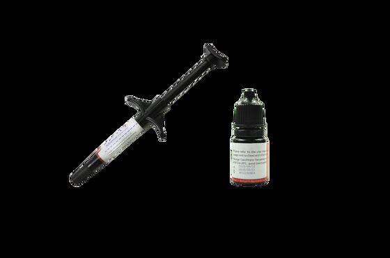 정형 치아 접착제 키트 6ml 사전 치료 용액과 4g 접착성 광-건조 복합 합금