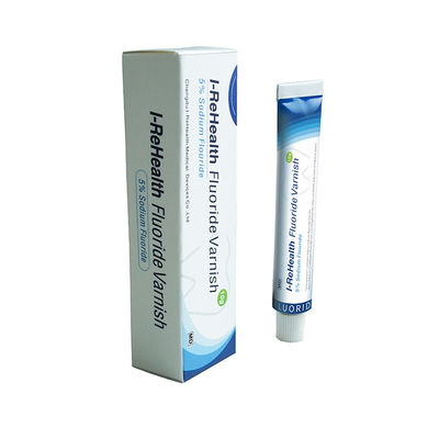 자연적 수지 5% Naf 까다로운 치과용바니쉬 불소 화합물은 삭은 이를 방지합니다