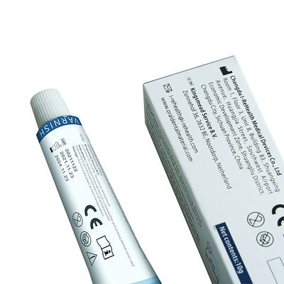 민감성 치아 10g를 위한 까다로운 소아과 불소 바니쉬가 빨리 마릅니다