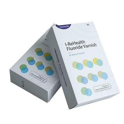 성인들 민감성 치아를 위한 0.5g 10 세트 나트륨 불소 바니쉬