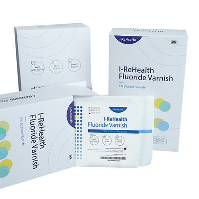 성인들 민감성 치아를 위한 0.5g 10 세트 나트륨 불소 바니쉬