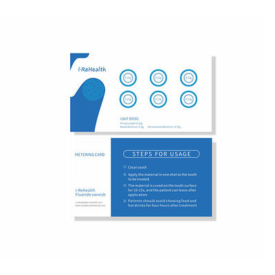 0.5g/Bag 5% 소듐 플루오라이드는 Ce와 민감성 치아를 위해 니스를 칠합니다