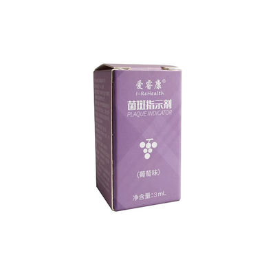 치음을 위한 3 밀리람베르트 포도맛 투 컬러 염색 플라크 지표