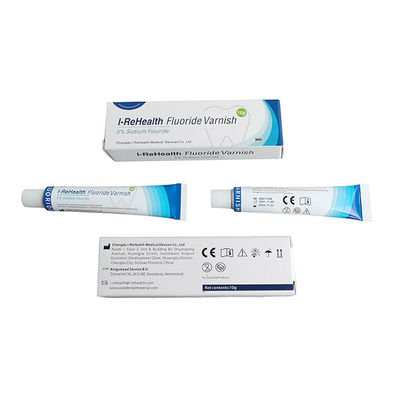 이를 위한 CE 5% 나트륨 옐로우 컬러 불소 바니쉬 10g